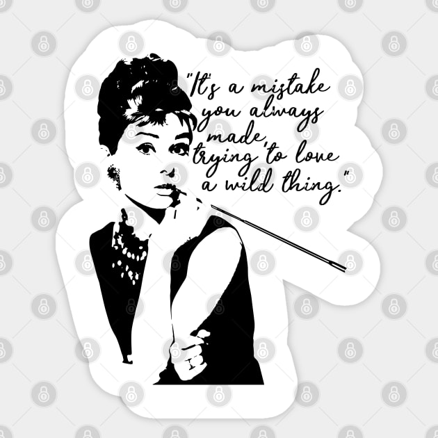 Breakfast at Tiffanys Sticker by mariansar